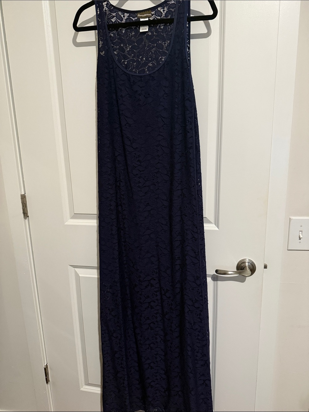Tommy Bahama Navy Lace Maxi Dress